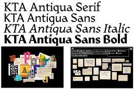 KTA Antiqua Font
